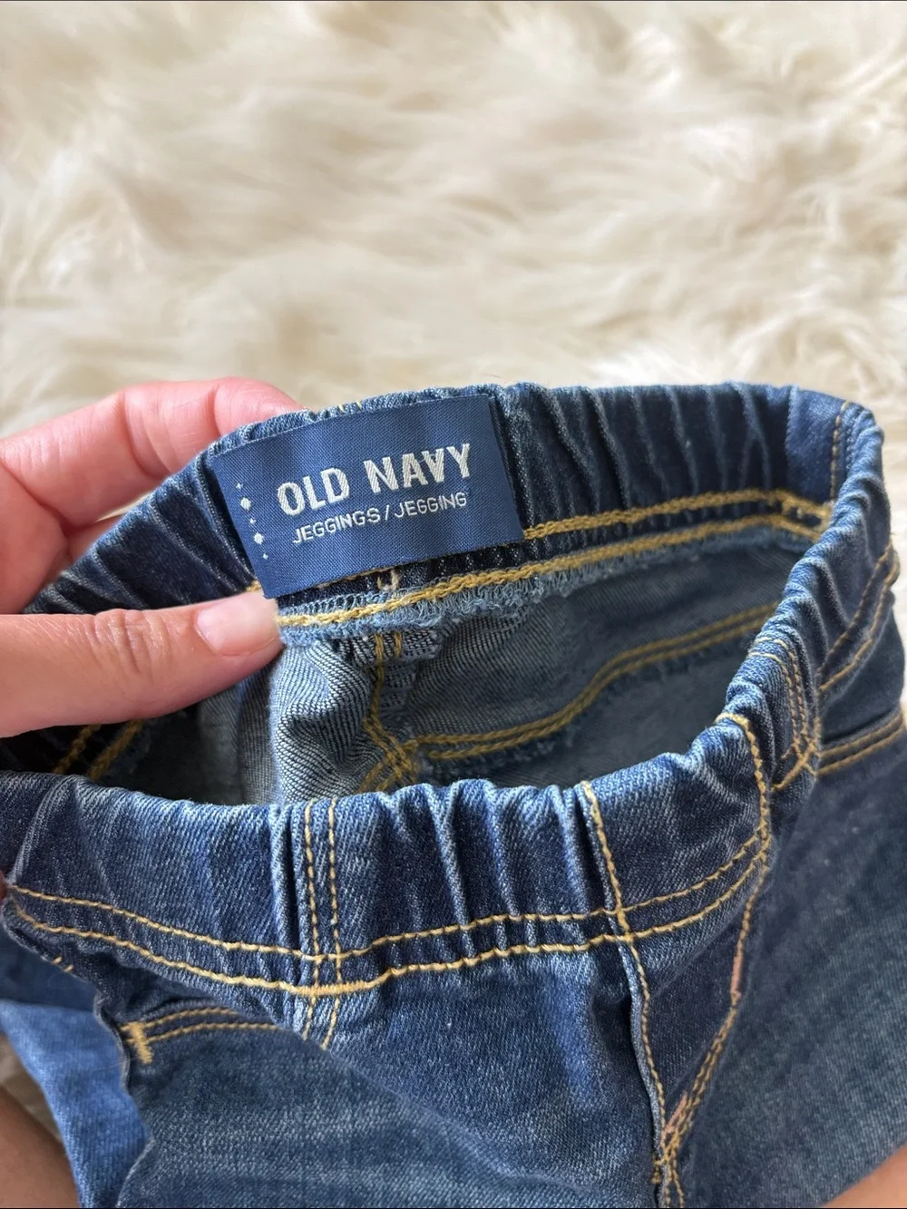 Old Navy Blue Pull-On Toddler Jeans